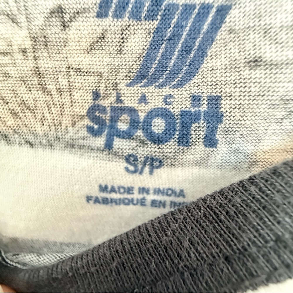 Sporto Gray and Blue Graphic Tee - Picture 3 of 4